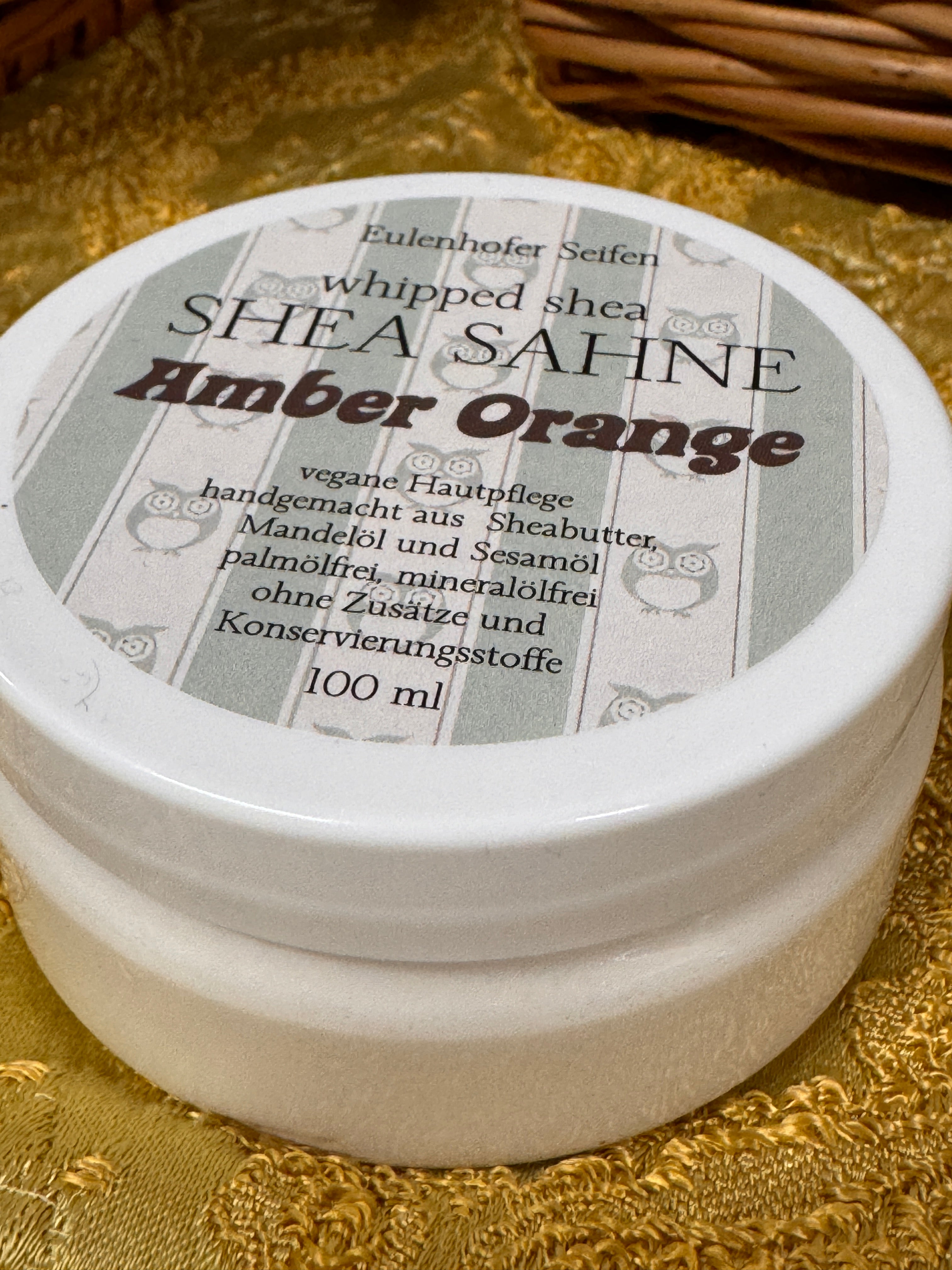 Shea Sahne Amber Orange