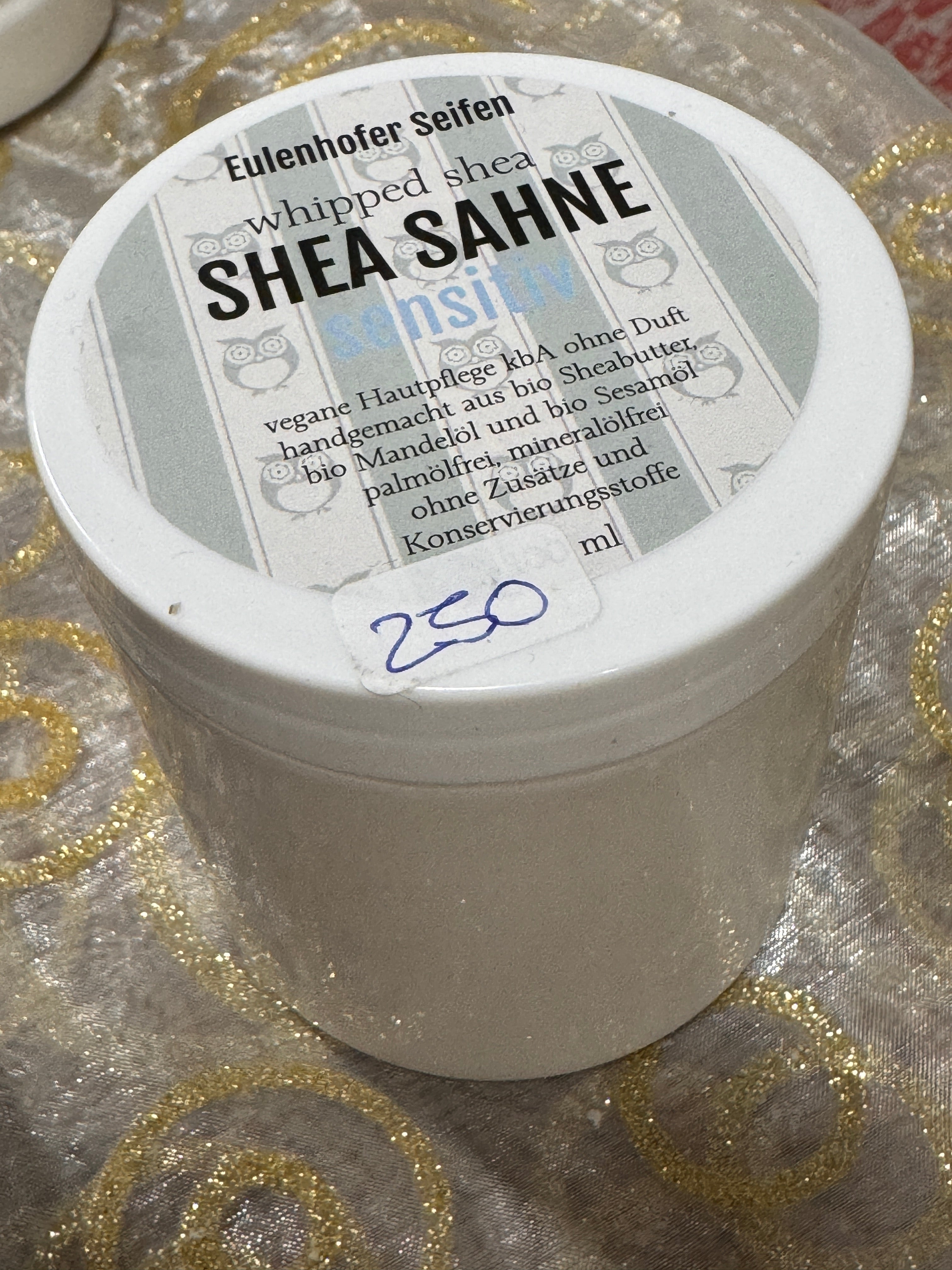 Shea Sahne sensitiv pur duftfrei