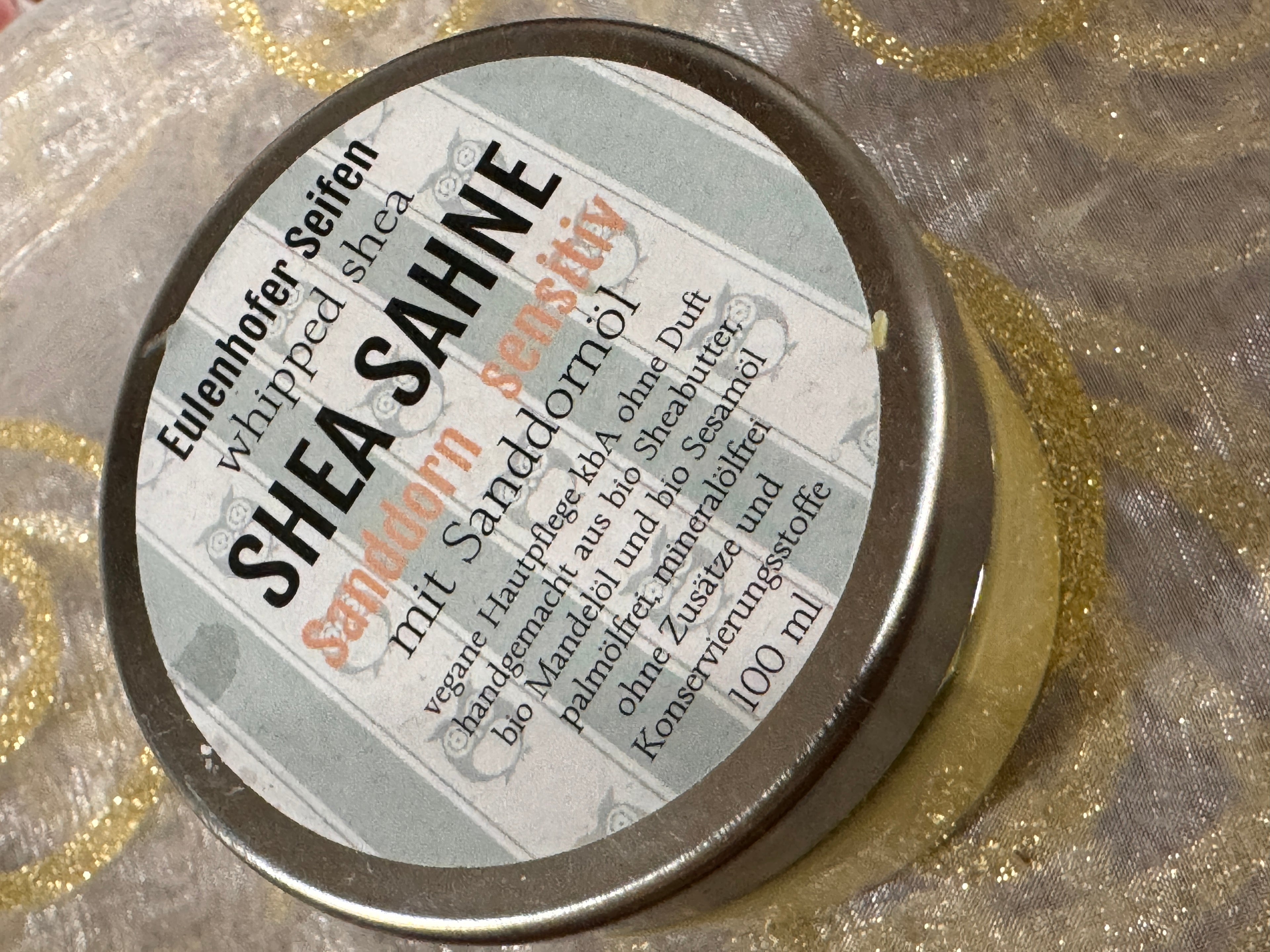 Shea Sahne sensitiv Sanddorn duftfrei