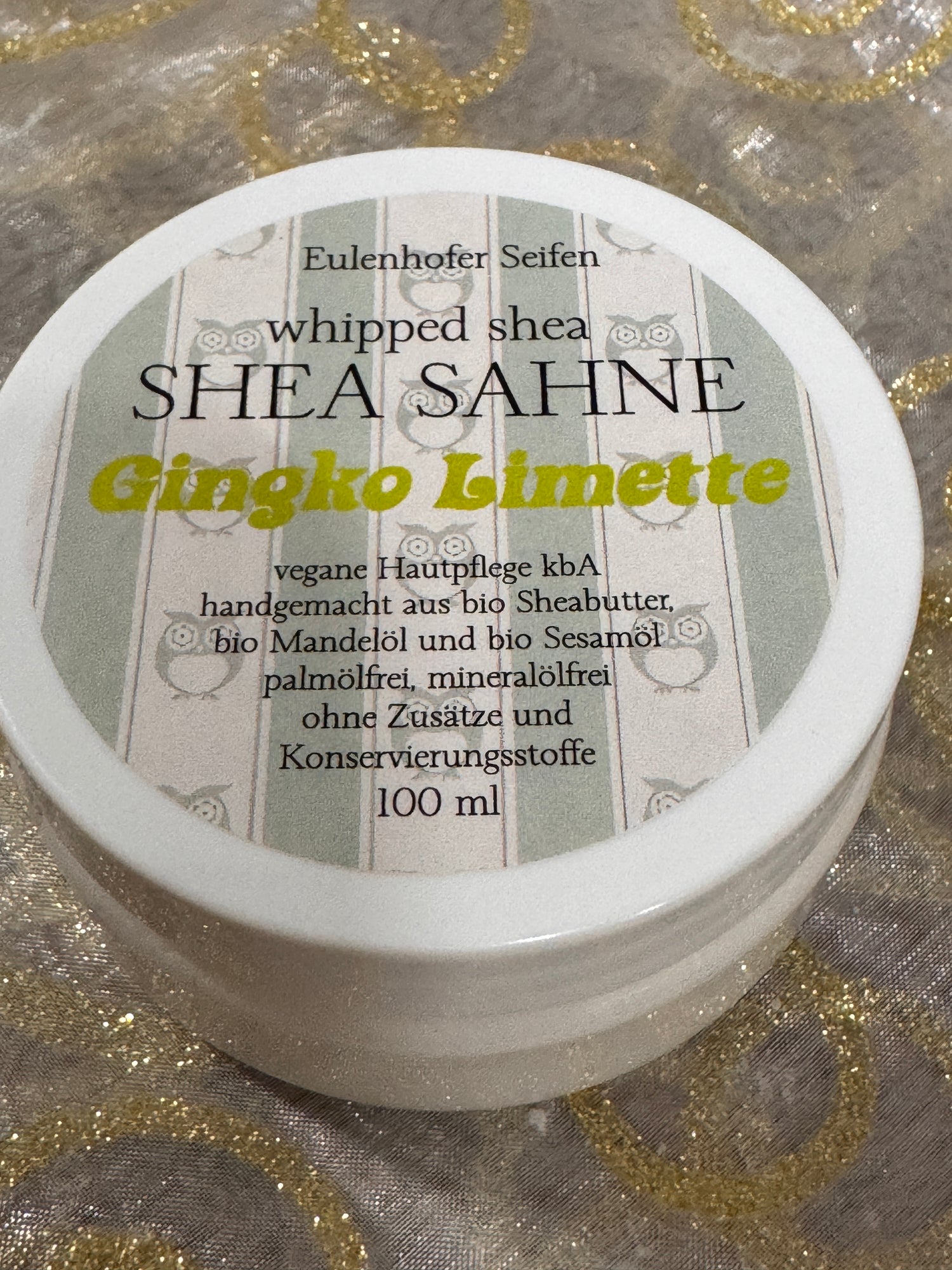 Shea Cream Gingko Lime