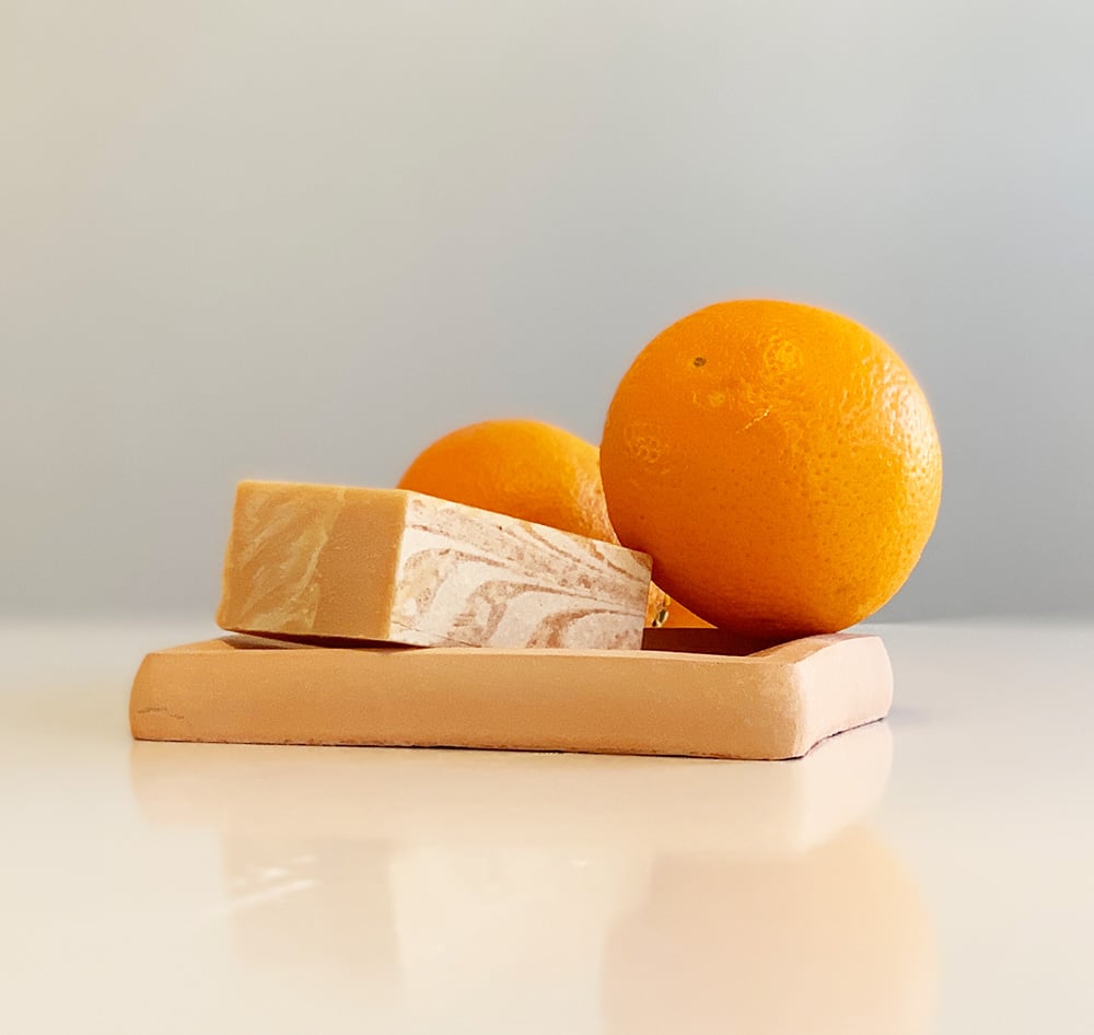 Orange Seife