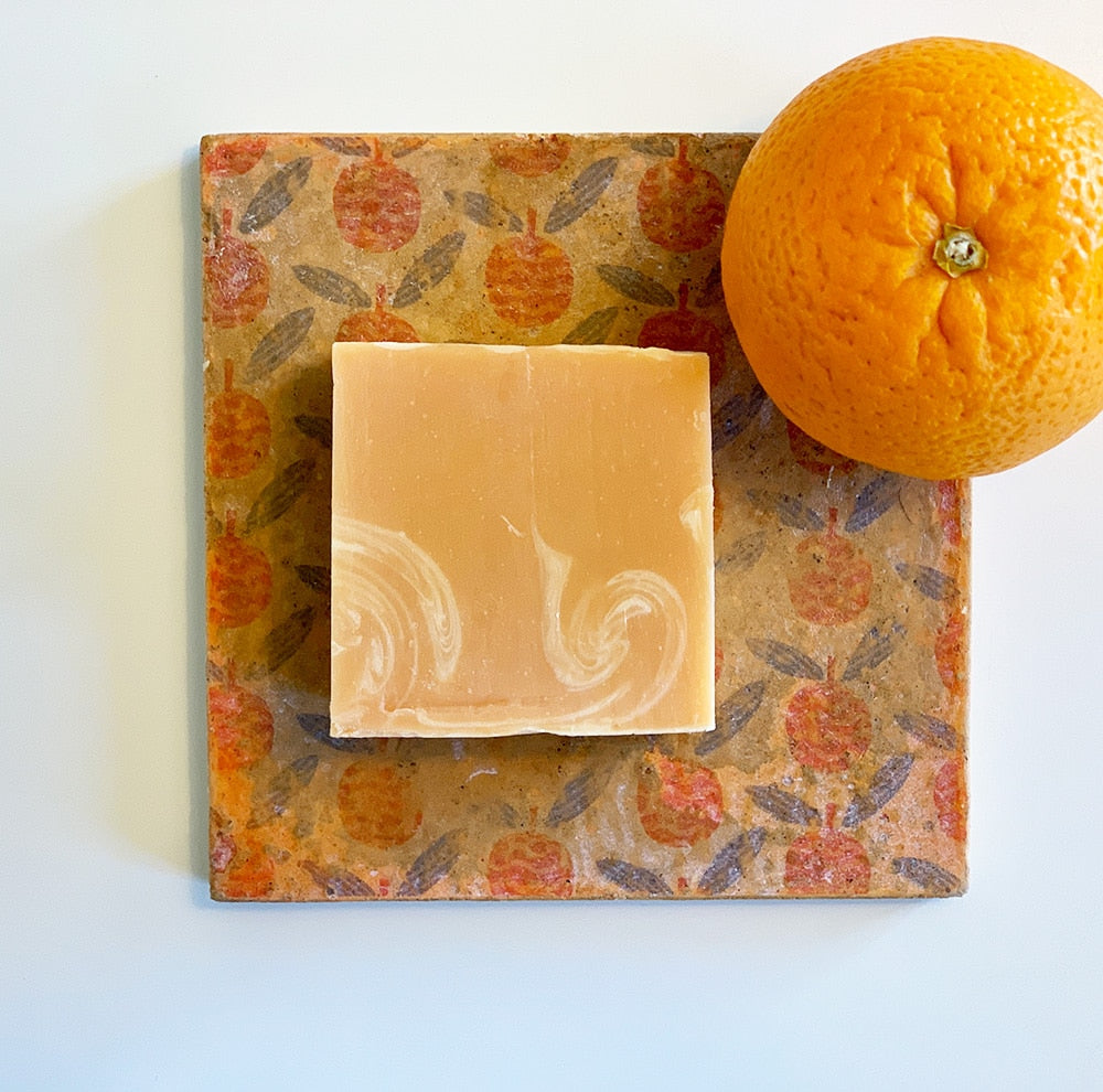 Orange Seife