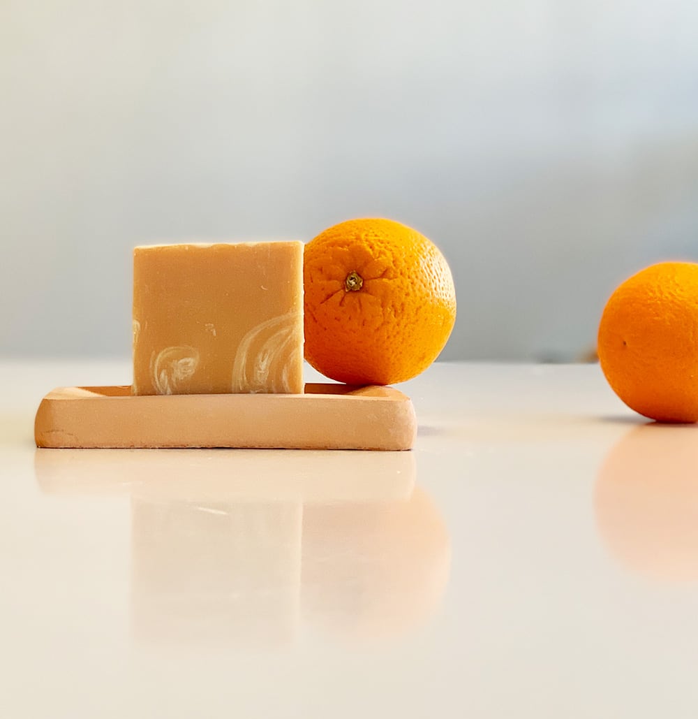 Orange Seife