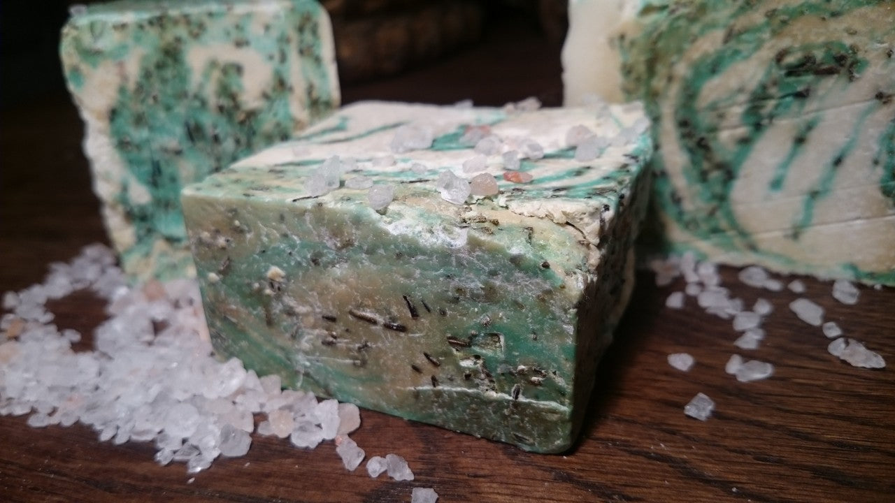 Salt Rosemary Eucalyptus Soap