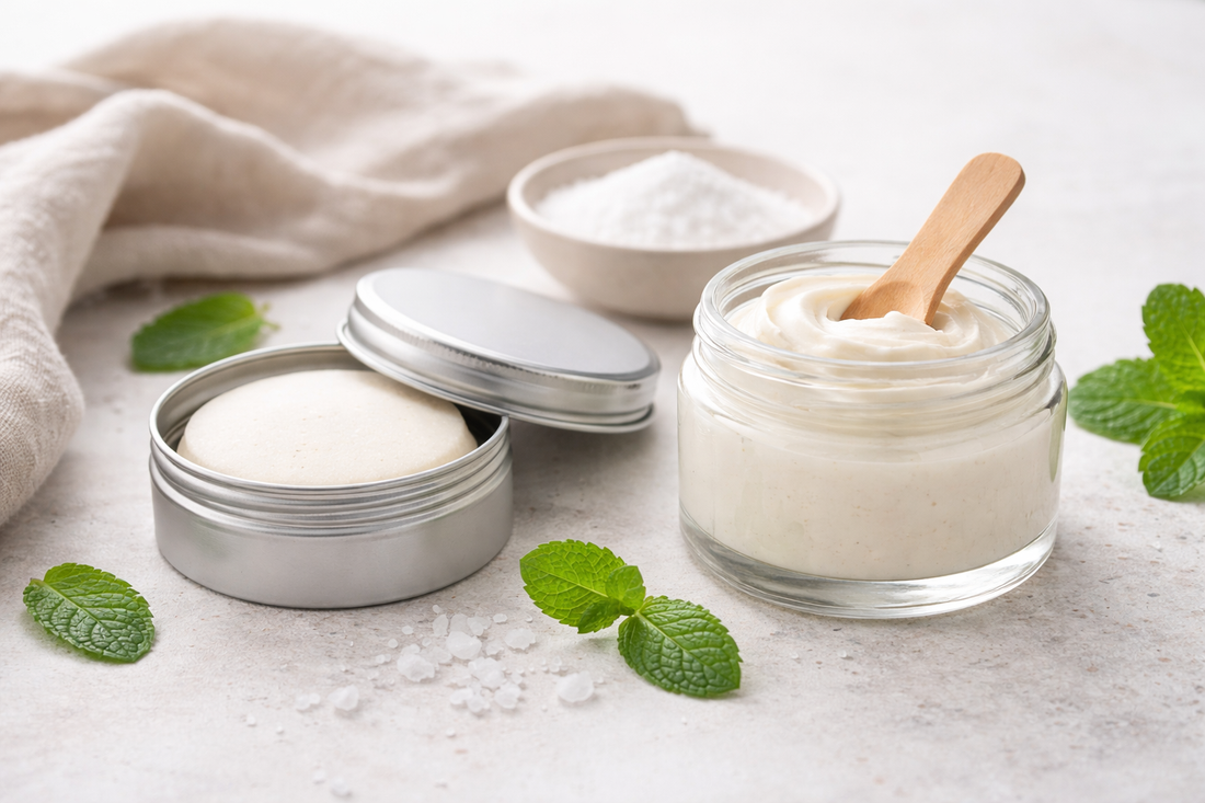 Natürliches Deo und Deocreme von Eulenhof in Dose und Glas