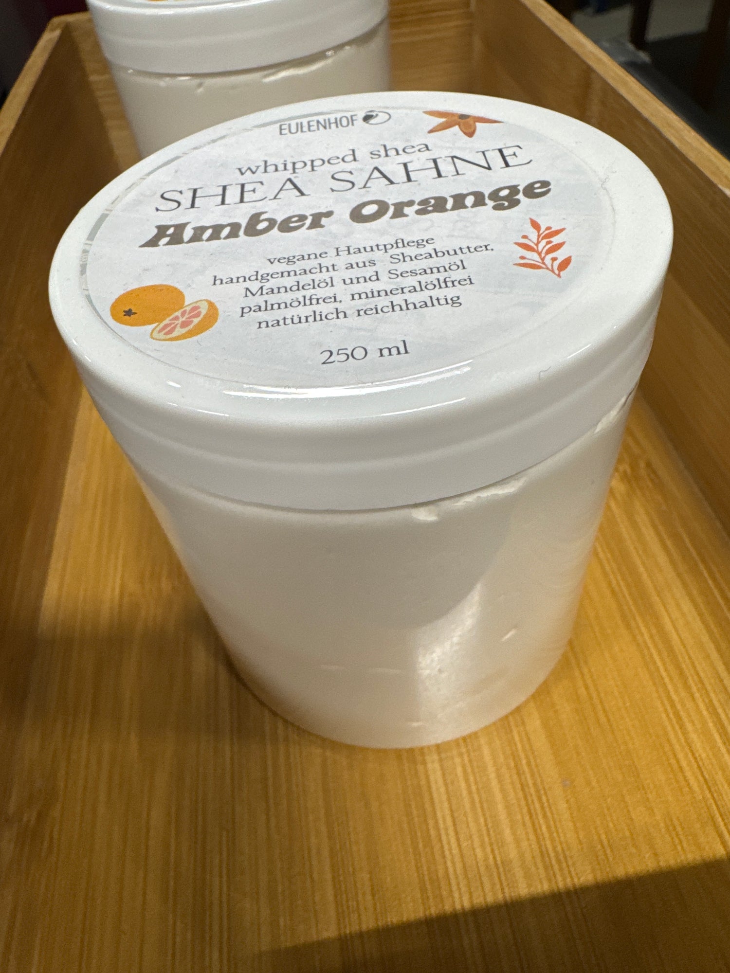 Shea Sahne Amber Orange