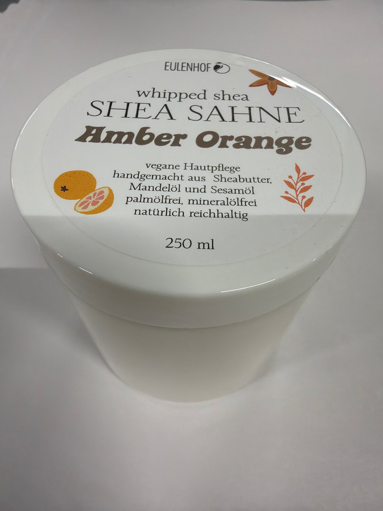 Shea Cream Amber Orange