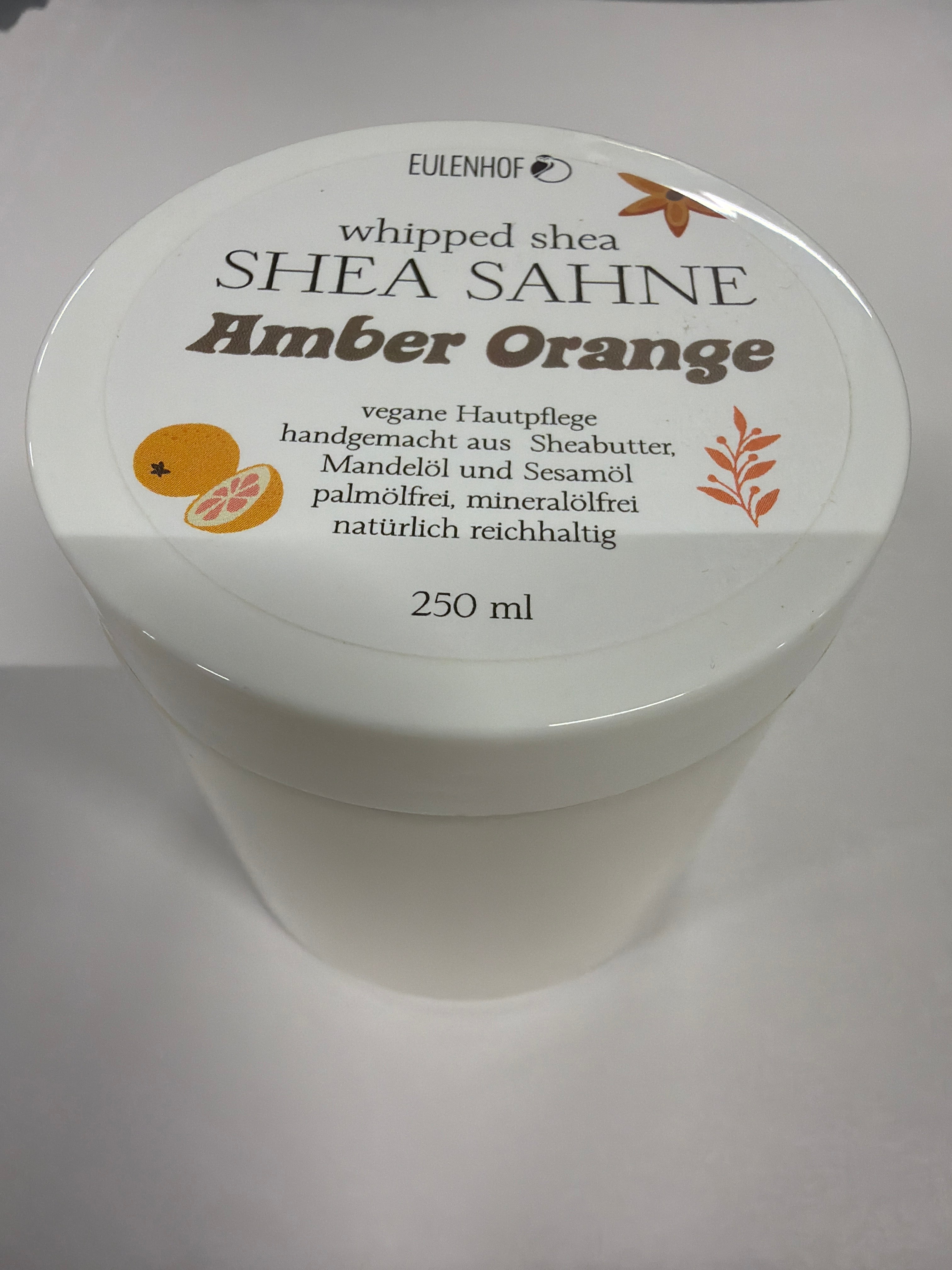 Shea Cream Amber Orange