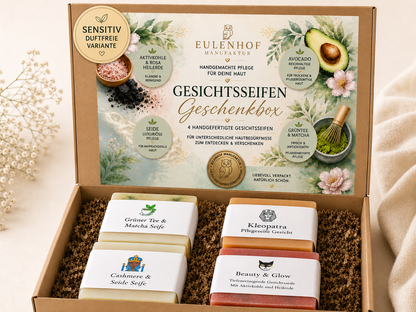 Beauty &amp; Glow Geschenkbox | 4 Gesichtsseifen