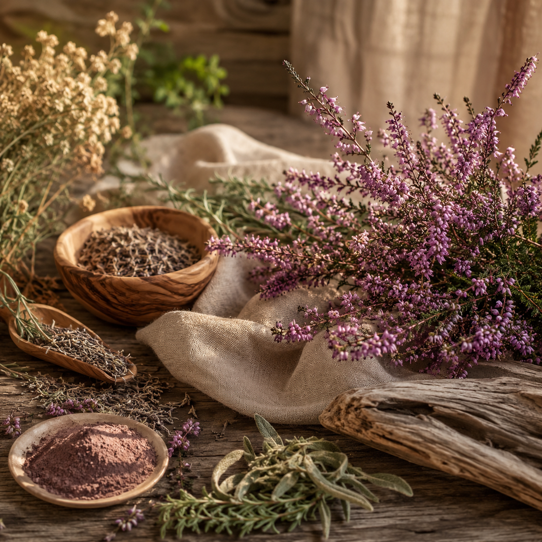 Heather Fragrance Oil mit warmem Kräuterduft und Heide-Atmosphäre von Der Eulenhof