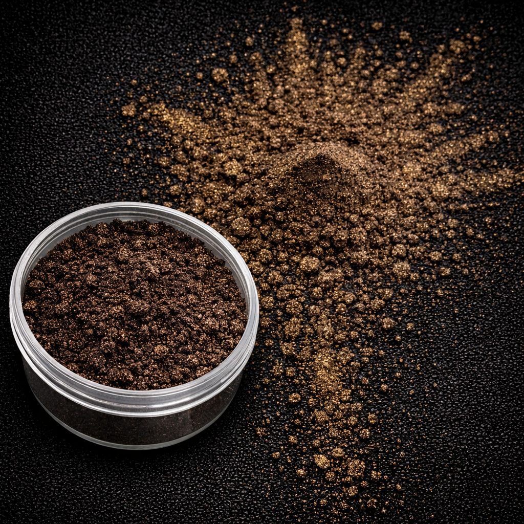 Iced Coffee Perlglanzpigment in erdigem Kaffee-Braun für Seife, Kosmetik und DIY, Selbermachen 