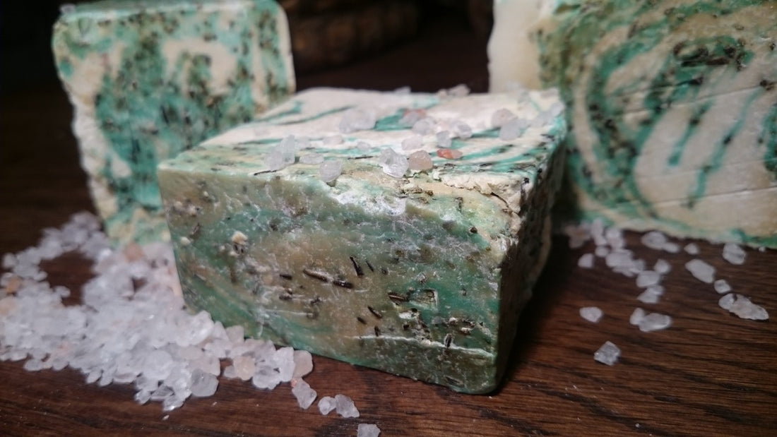 Salt Rosemary Eucalyptus Soap