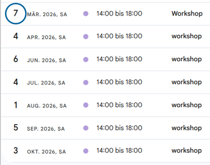 Workshop Soap Course Voucher for one person